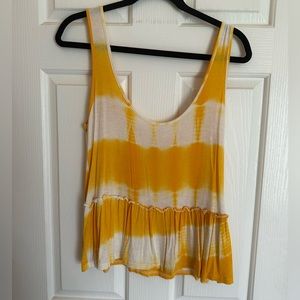 Be Only You - Yellow TieDye Tank - Woman’s Sz L